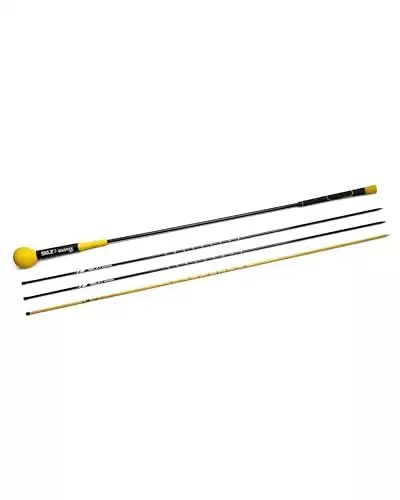 SKLZ Gold Flex Golf Swing Trainer and Warm-Up Stick Essential Golf Accessories for Golfers, 40" Golf Equipment for Distance Gain, Balance Building, Power Impact Grip Training, Portable & Cour...