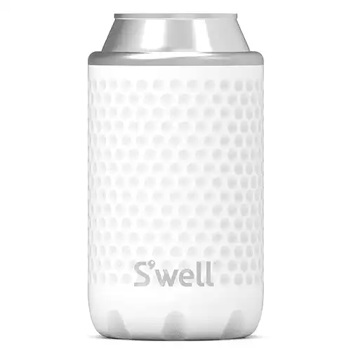 S'well Stainless Steel Chiller - Hole In One - Fits 12oz Cans and Slim Bottles Triple-Layered Vacuum-Insulated Keeps Drinks Cool for Up to 6 Hours