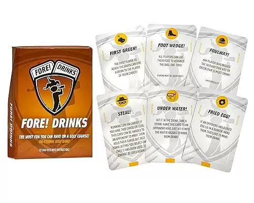 Fore! Drinks On-Course Golf Game | Fun Interactive Golf Drinking Game | Have More Fun On Your Next Round
